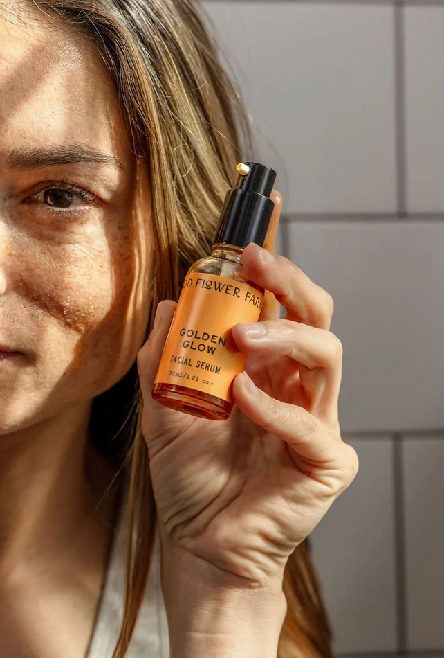 Golden Glow Organic Facial Serum