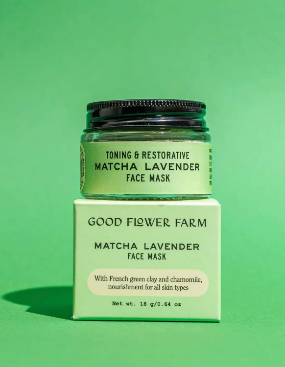 Matcha Lavender Botanical Face Mask