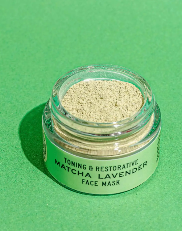 Matcha Lavender Botanical Face Mask