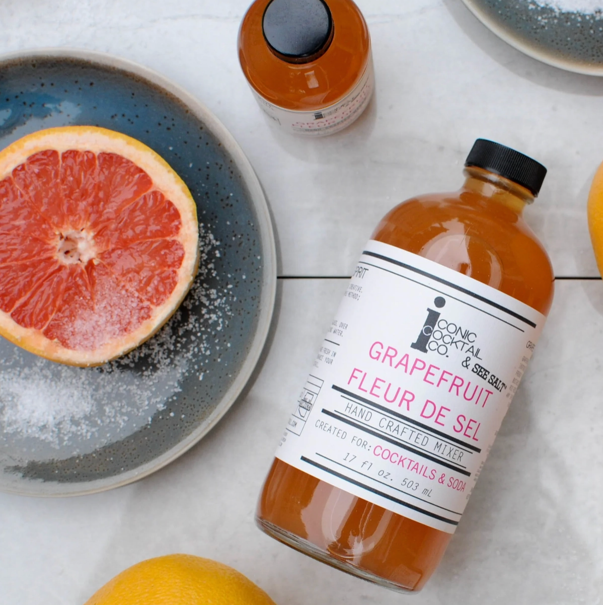 Grapefruit Fler de Sel Handcrafted Cocktail Mixer