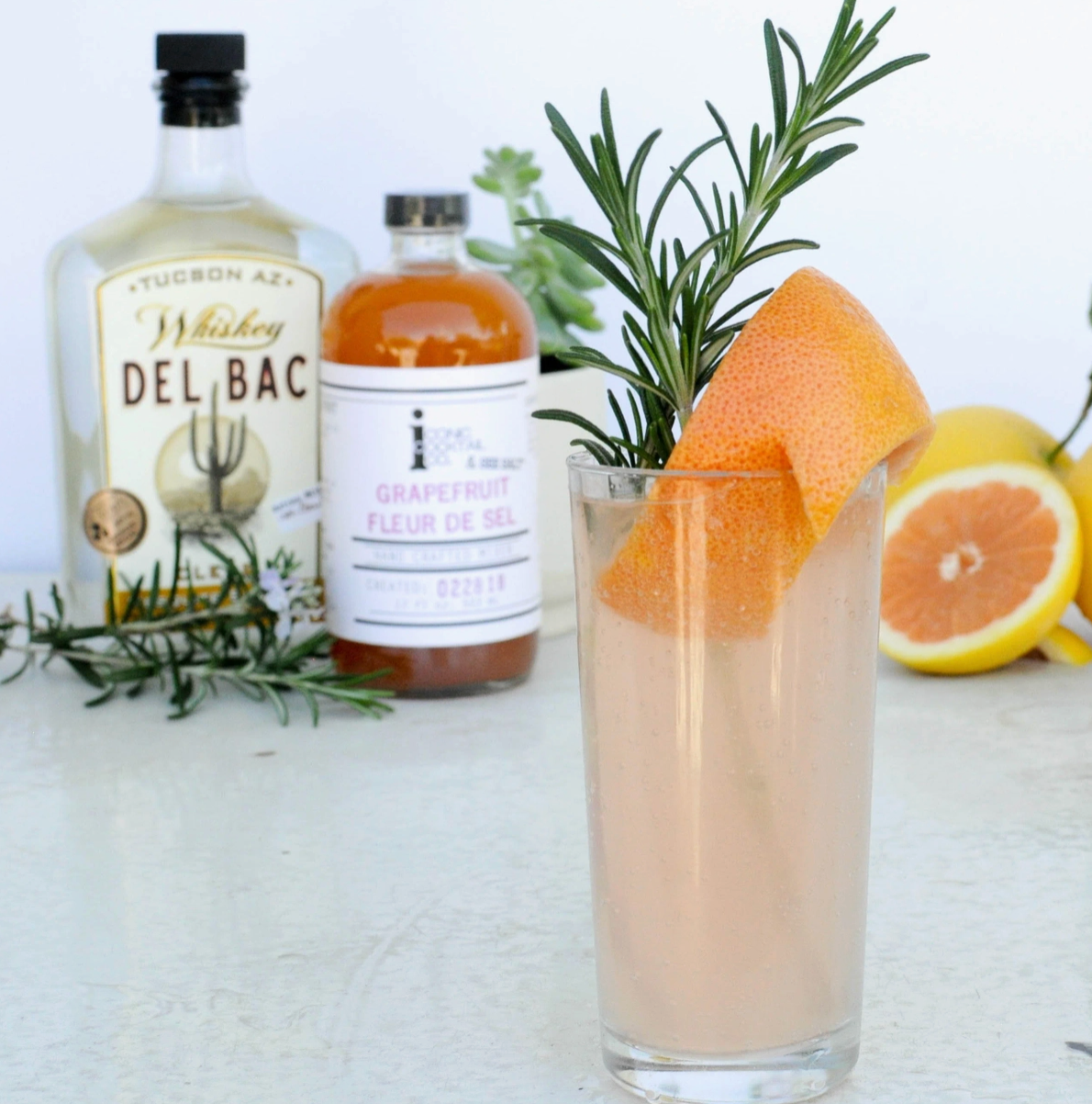 Grapefruit Fler de Sel Handcrafted Cocktail Mixer