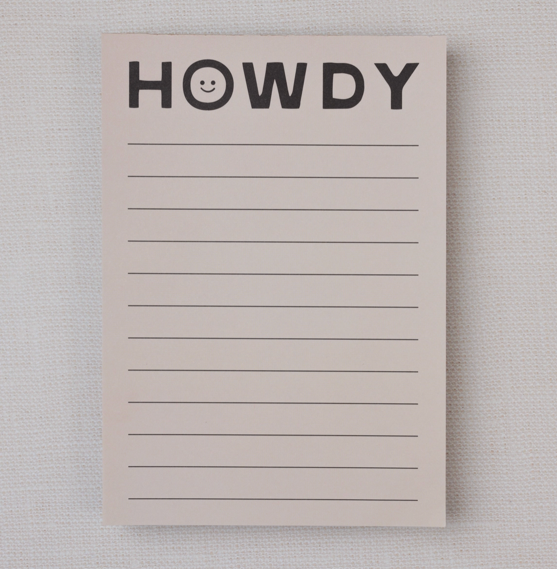 Happy Little Howdy Notepad