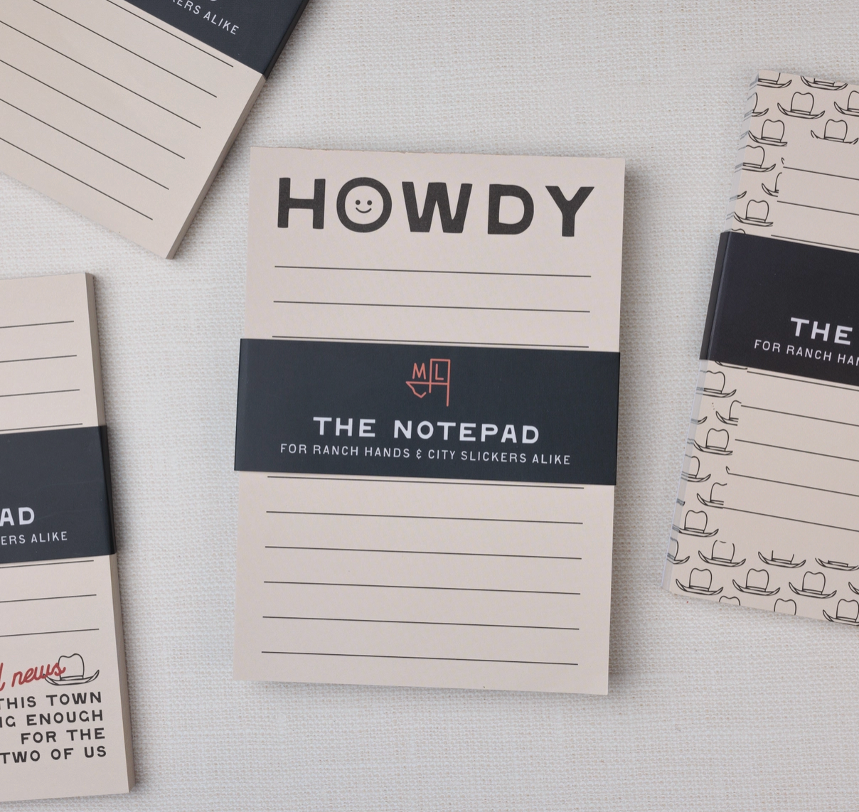 Happy Little Howdy Notepad