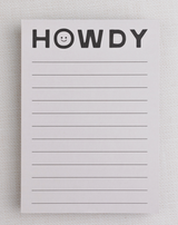 Small Happy Little Howdy Notepad