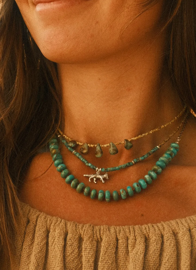 Coyote Crafted Knotted Desert Necklace