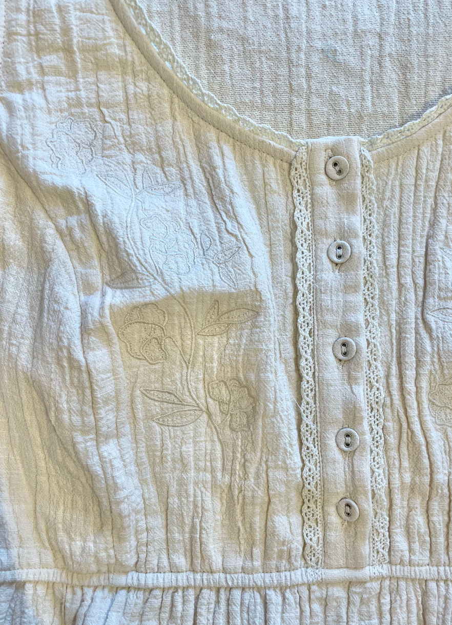Peplum Cotton Tank Top