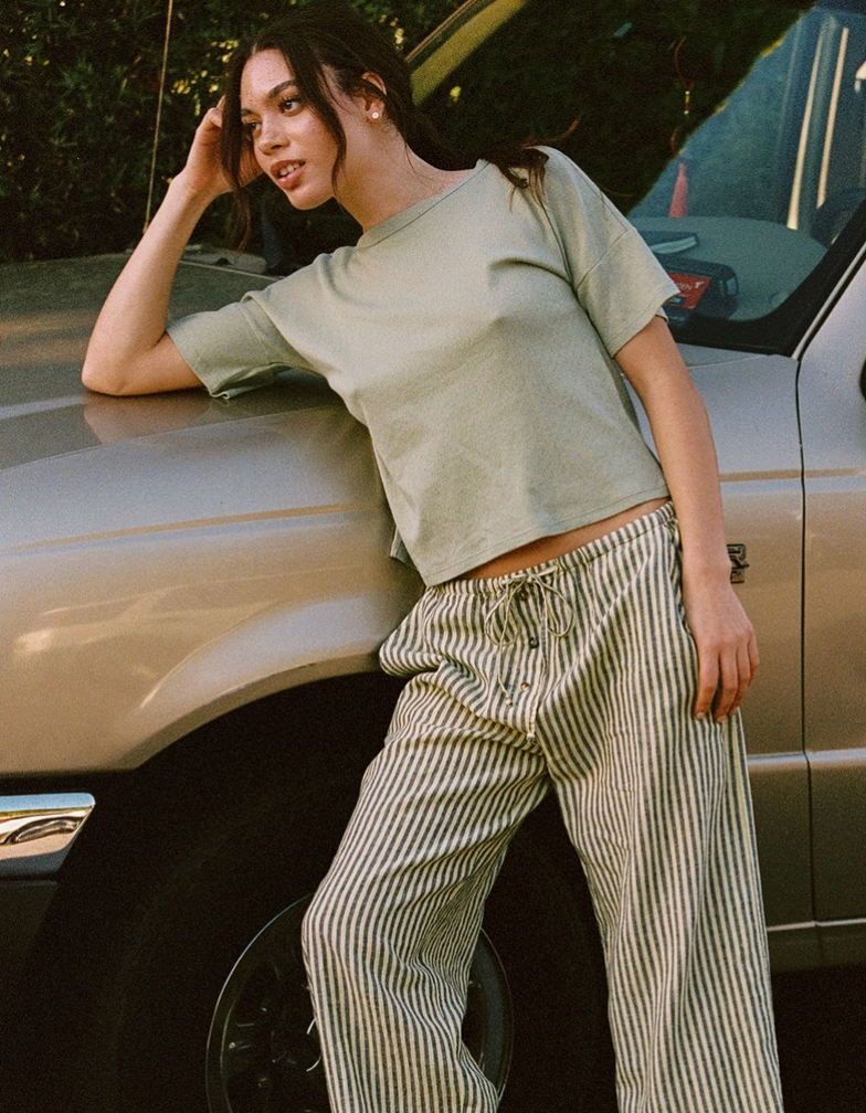 Petite Pointelle Tee