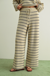 Striped Knitted Lounge Pants