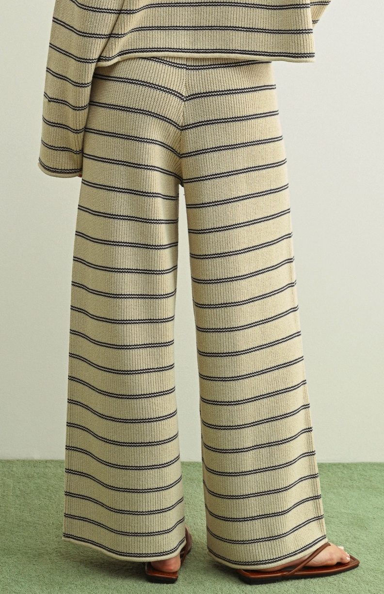 Striped Knitted Lounge Pants