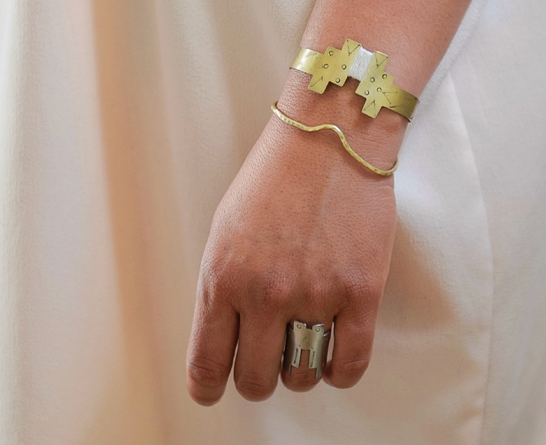 Caballero Brass Cuff