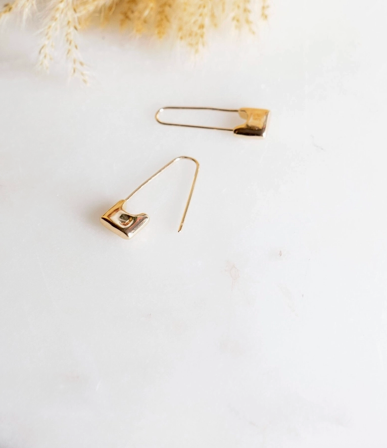Safety Pin Earrings