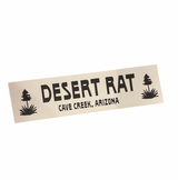 Desert Rat Mini Bumper Sticker