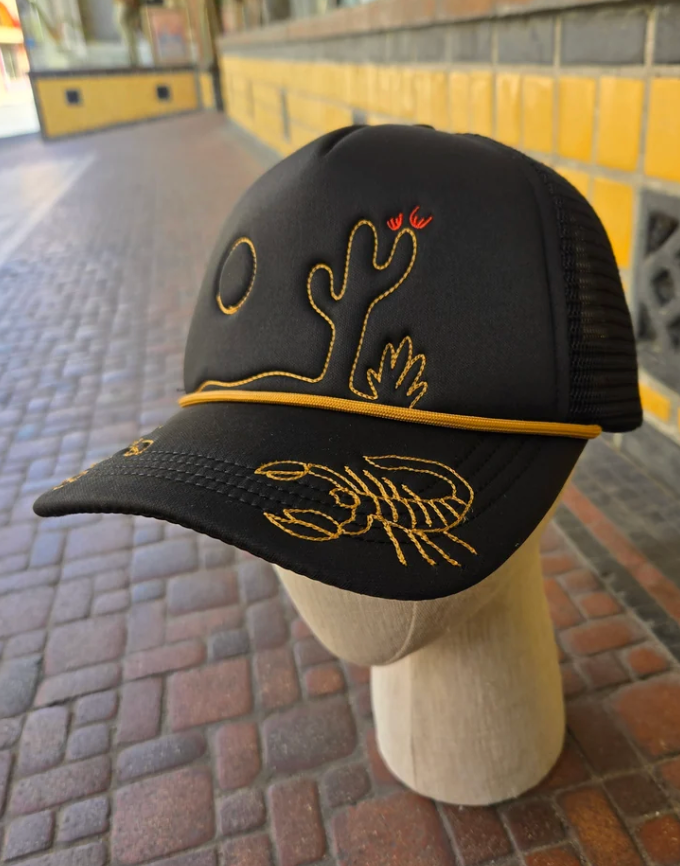 Sonoran Scorpion Chainstitch Trucker Hat