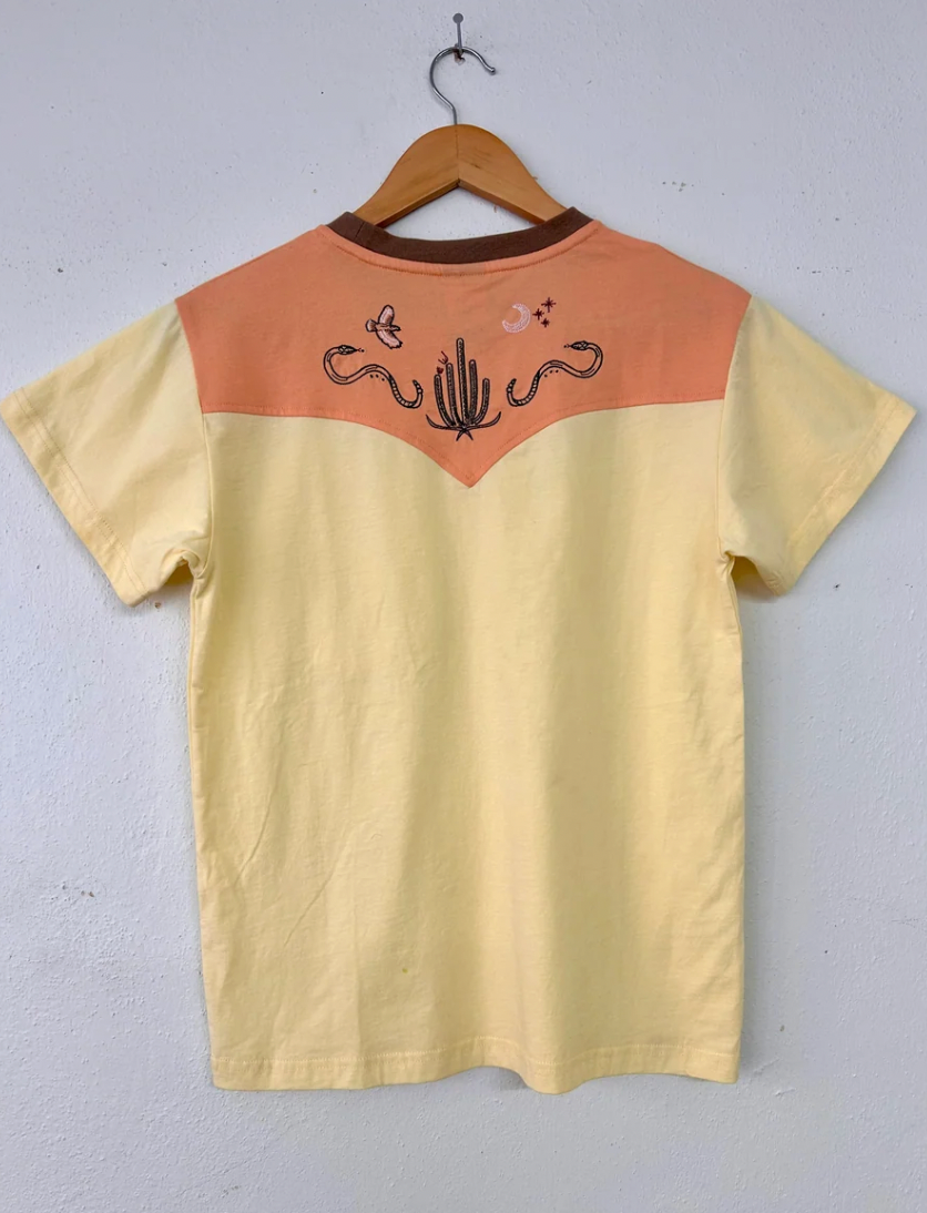 Desert Embroidered Pocket Tee
