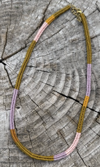 Multi Color Woven Necklace #1