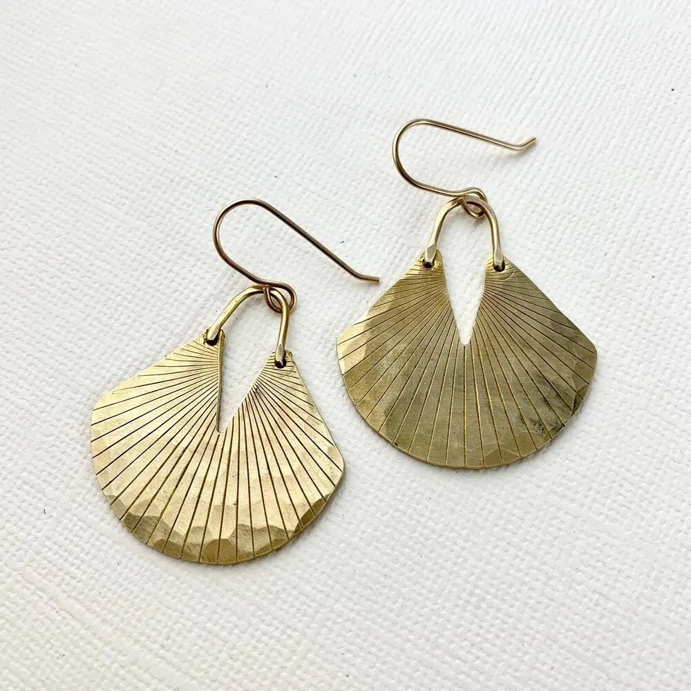Gold Truffle Earring