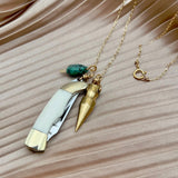 14k Bone Billie Necklace