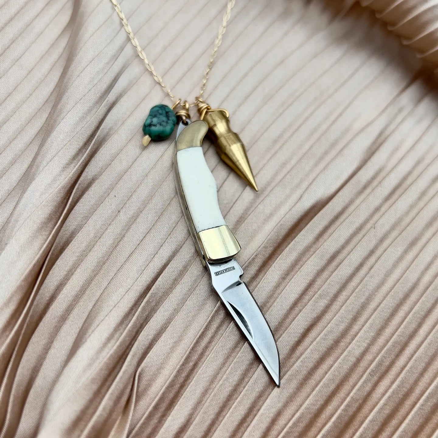 14k Bone Billie Necklace