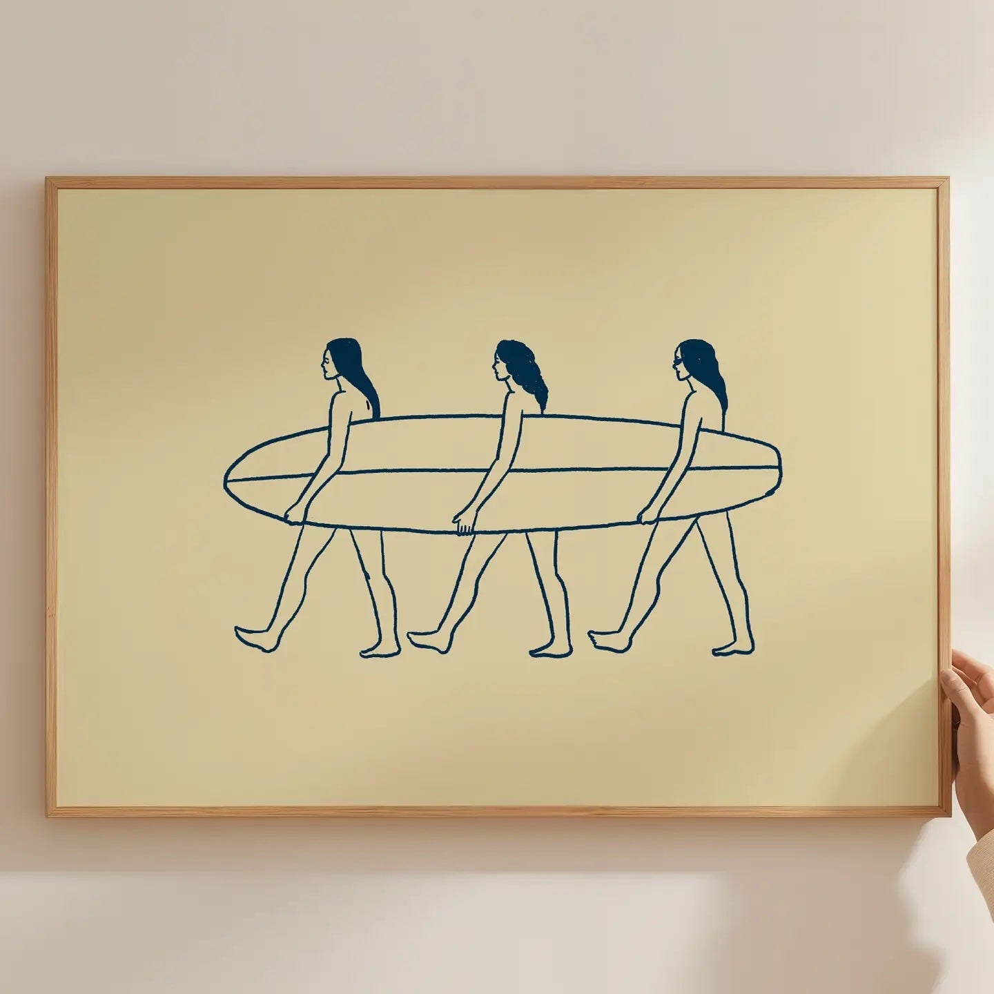 Surfers Minimal Print